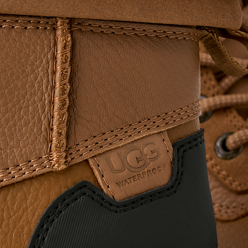 UGG Adirondack Boots - Girls' Grade School — Black/Chestnut — view 7