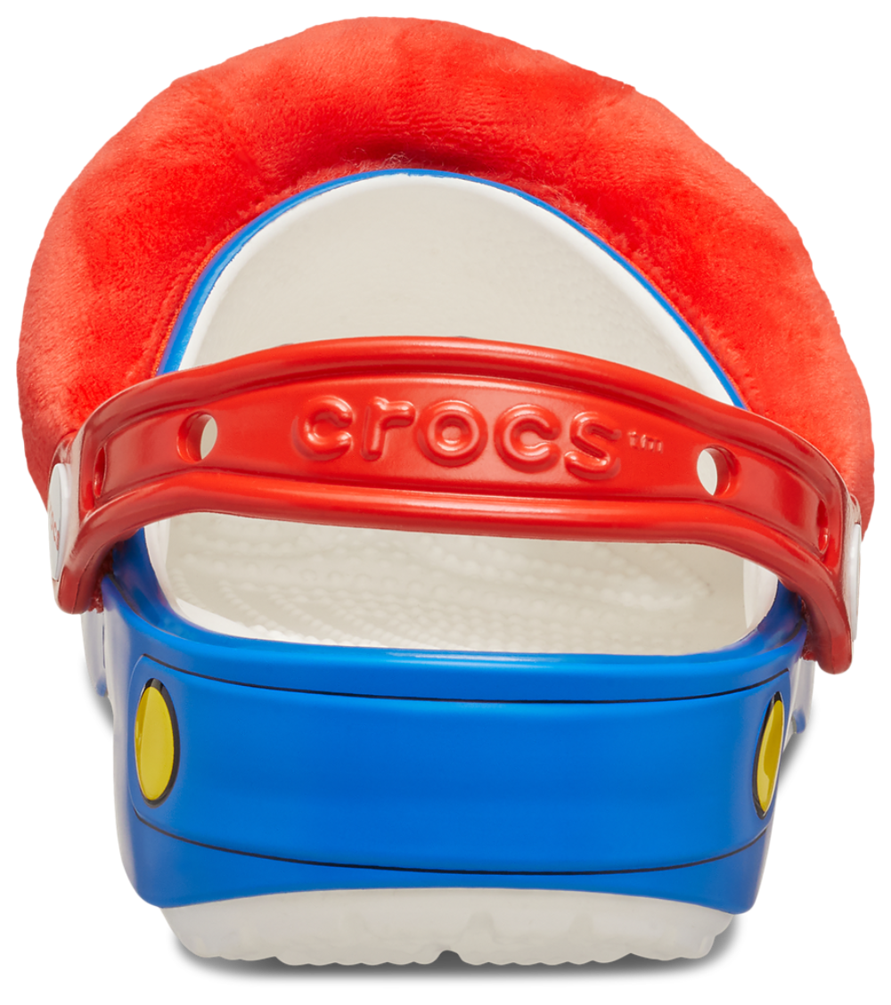 Crocs Mario Classic Clogs - Men's — Blue/Multi/Red — view 4