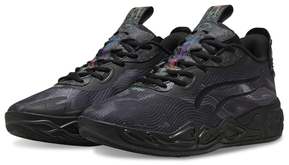 PUMA MB.04 Low - Men's — Black/Dark Amethyst — view 6
