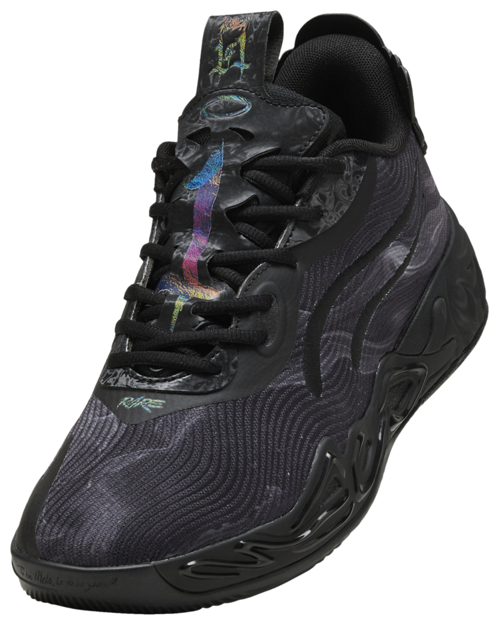PUMA MB.04 Low - Men's — Black/Dark Amethyst — view 7