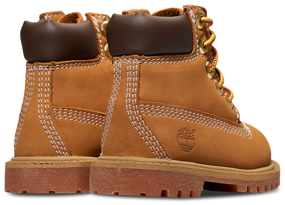 Timberland Waterproof 6" Boots - Boys' Toddler — Wheat/Wheat — view 3