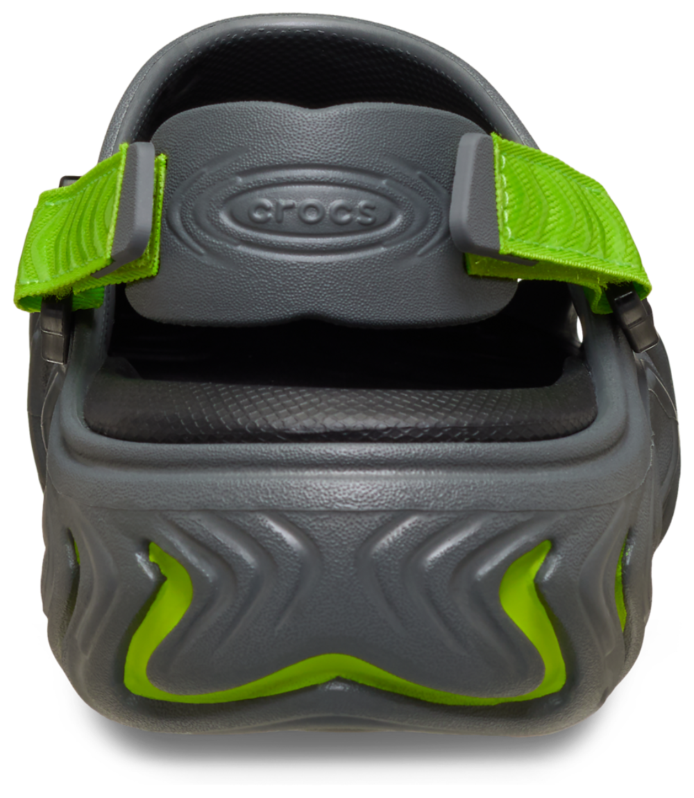 Crocs Echo II Clogs - Men's — Gray/Green Burst — view 3