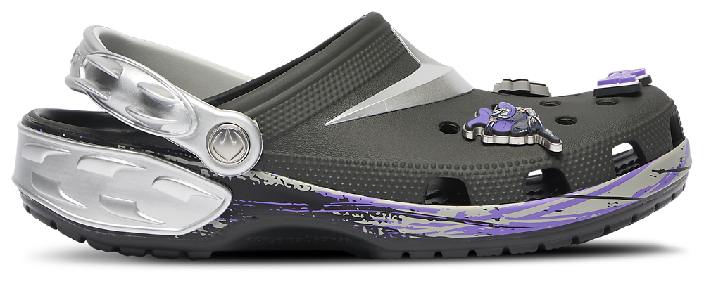 Crocs TMNT Shredder Classic Clogs - Men's — Purple/Grey/Black — view 2