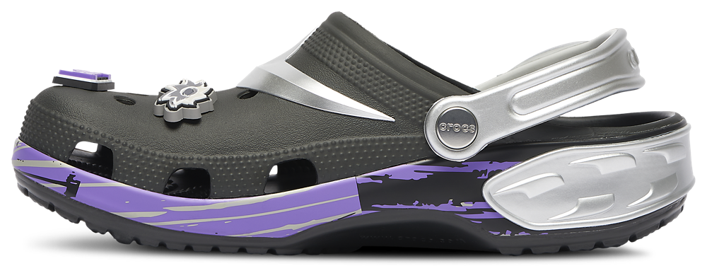 Crocs TMNT Shredder Classic Clogs - Men's — Purple/Grey/Black — view 3