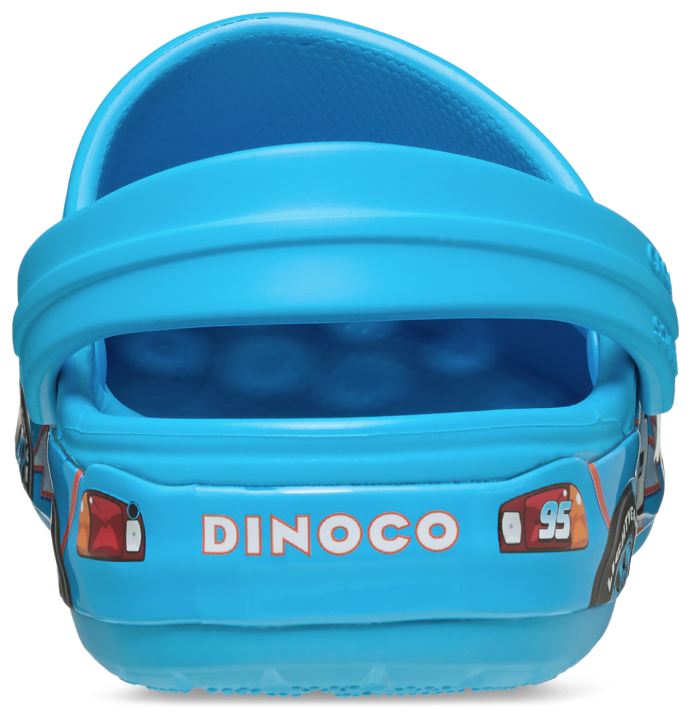 Crocs Lightning McQueen Dinoco Clogs - Boys' Toddler — Blue/Multi — view 4