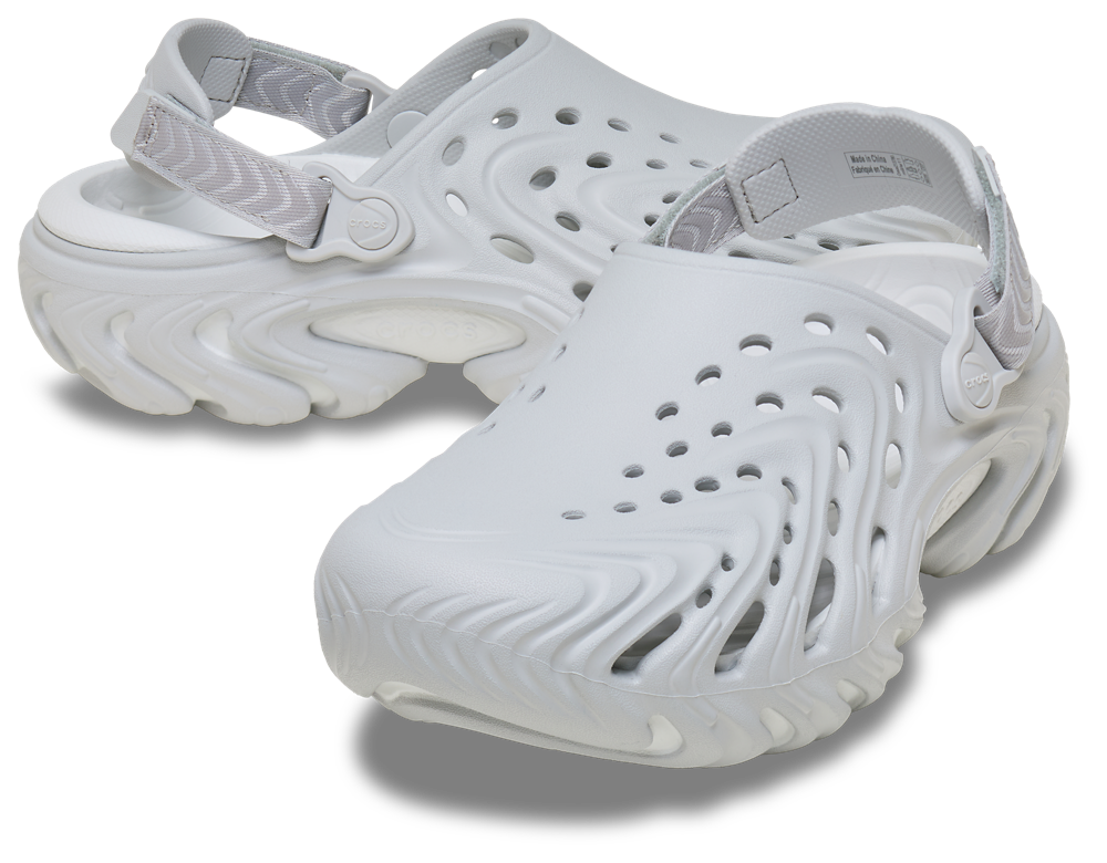 Crocs Echo II Chrome Clogs - Men's — Gray/Atmosphere Chrome — view 2