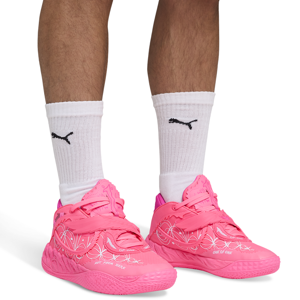 PUMA MB.05 - Men's — Pink/White — view 8