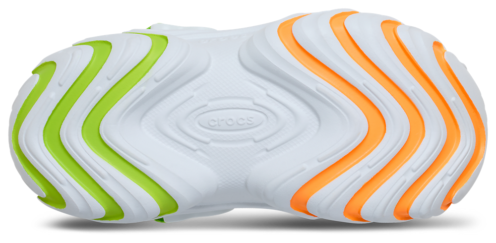 Crocs Echo II Clogs - Boys' Grade School — Grey/Moon Burst — view 5