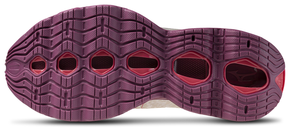 Mizuno Wave Prophecy 13 - Women's — White Sand/Azalea — view 5