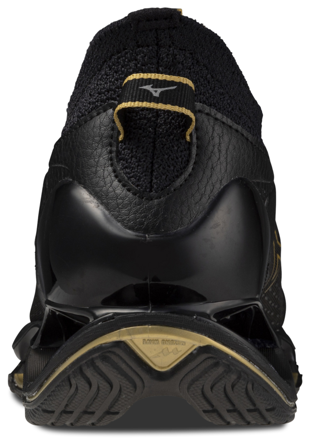Mizuno Wave Prophecy 14 - Men's — Black/Gold — view 3