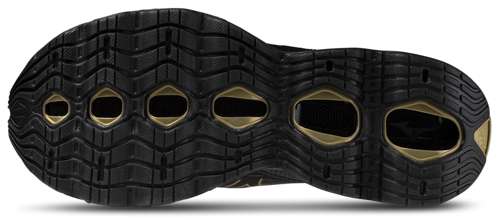 Mizuno Wave Prophecy 14 - Men's — Black/Gold — view 5