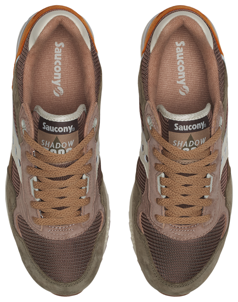 Saucony Shadow 5000 - Men's — Brown/Green/Orange — view 4