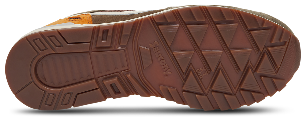 Saucony Shadow 5000 - Men's — Brown/Green/Orange — view 5
