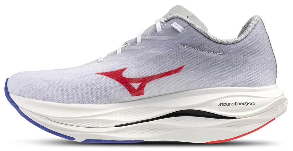 Mizuno Wave Rebellion Flash 3 - Men's — White/Fiery Coral — view 2