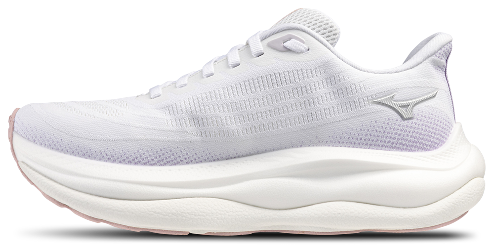 Mizuno Wave Sky 9 Wide - Women's — White/Silver — view 2