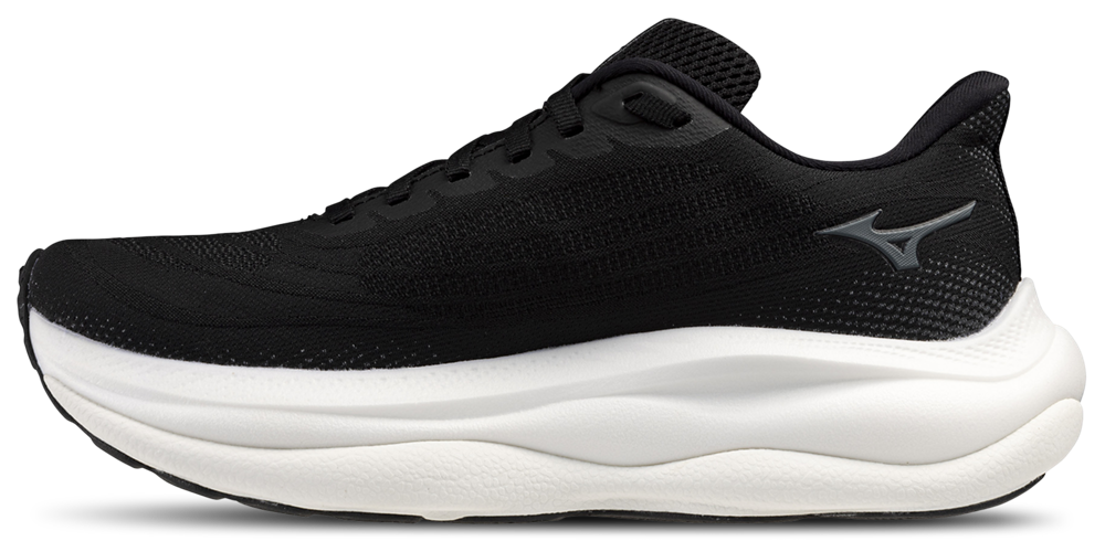 Mizuno Wave Sky 9 Wide - Women's — Black/Metallic Grey — view 2