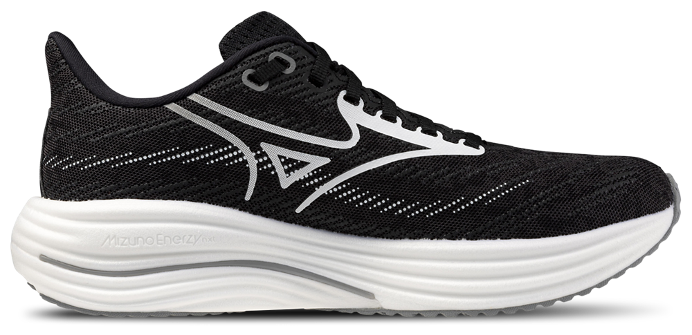 Mizuno Wave Rider 29 Wide - Women's — Black Sand/White — view 2