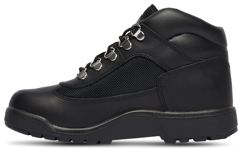 Timberland Chukka Field Boots - Boys' Grade School — Black/Black — view 2
