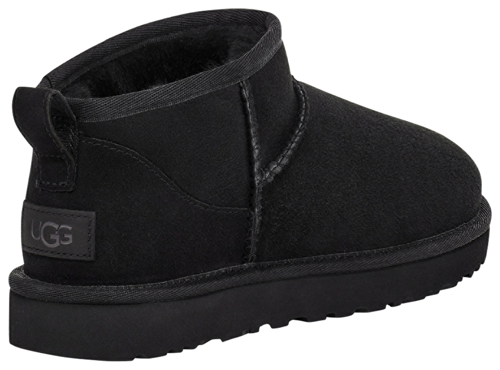 UGG Classic Ultra Mini - Women's — Black/Black — view 3