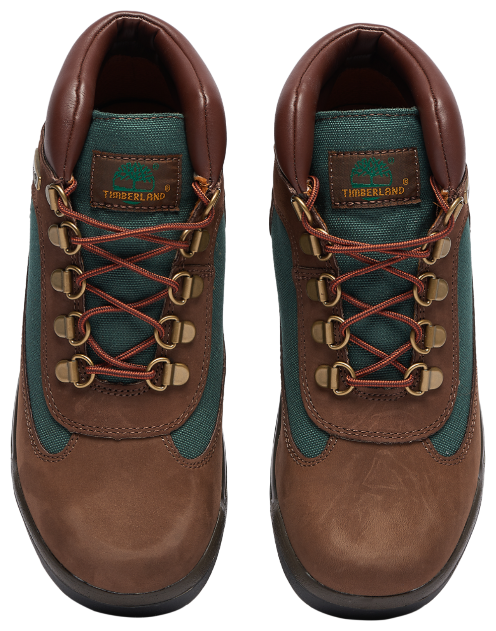Timberland Chukka Field Boots - Boys' Grade School — Green/Brown — view 4