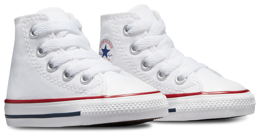 Converse All Star High Top - Boys' Toddler — White/Optical White — view 3