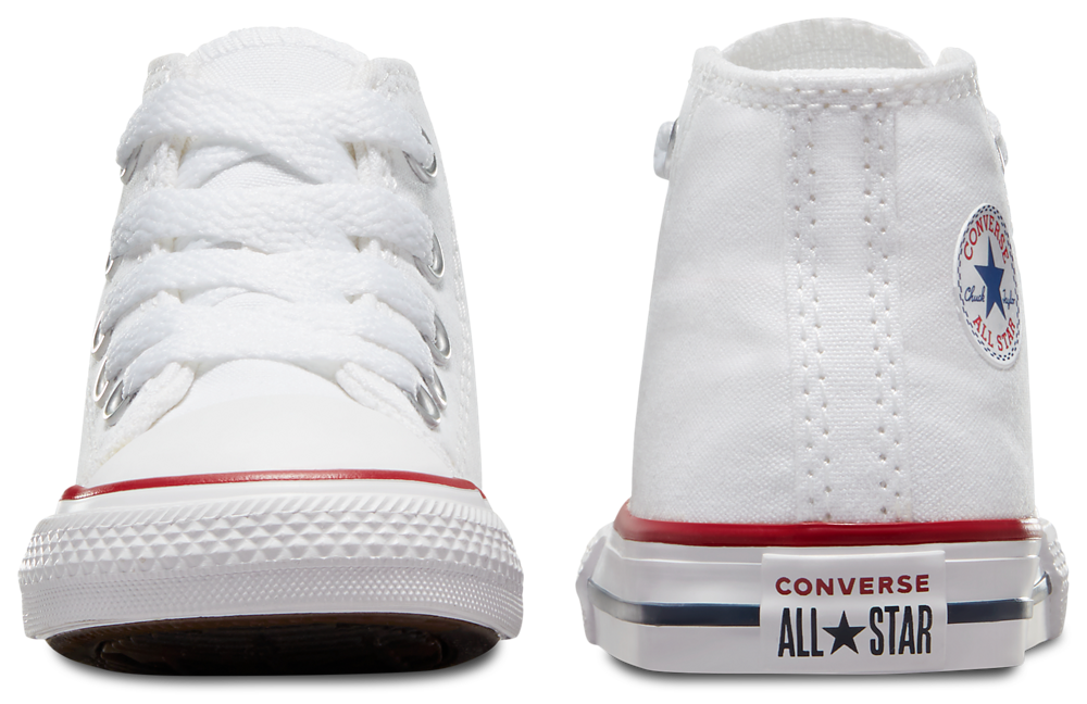 Converse All Star High Top - Boys' Toddler — White/Optical White — view 5