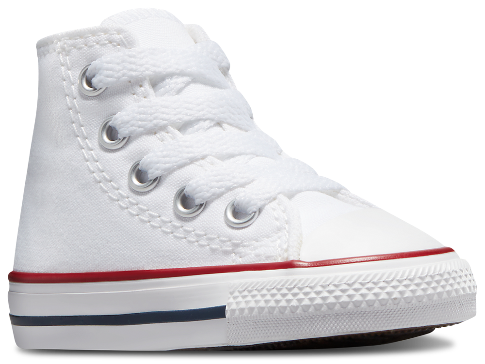 Converse All Star High Top - Boys' Toddler — White/Optical White — view 9