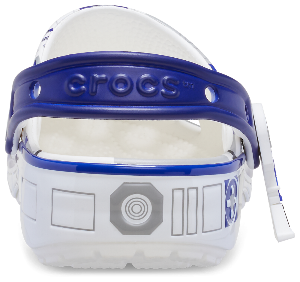 Crocs Star Wars R2D2 Classic Clogs - Boys' Grade School — Gray/Blue — view 3