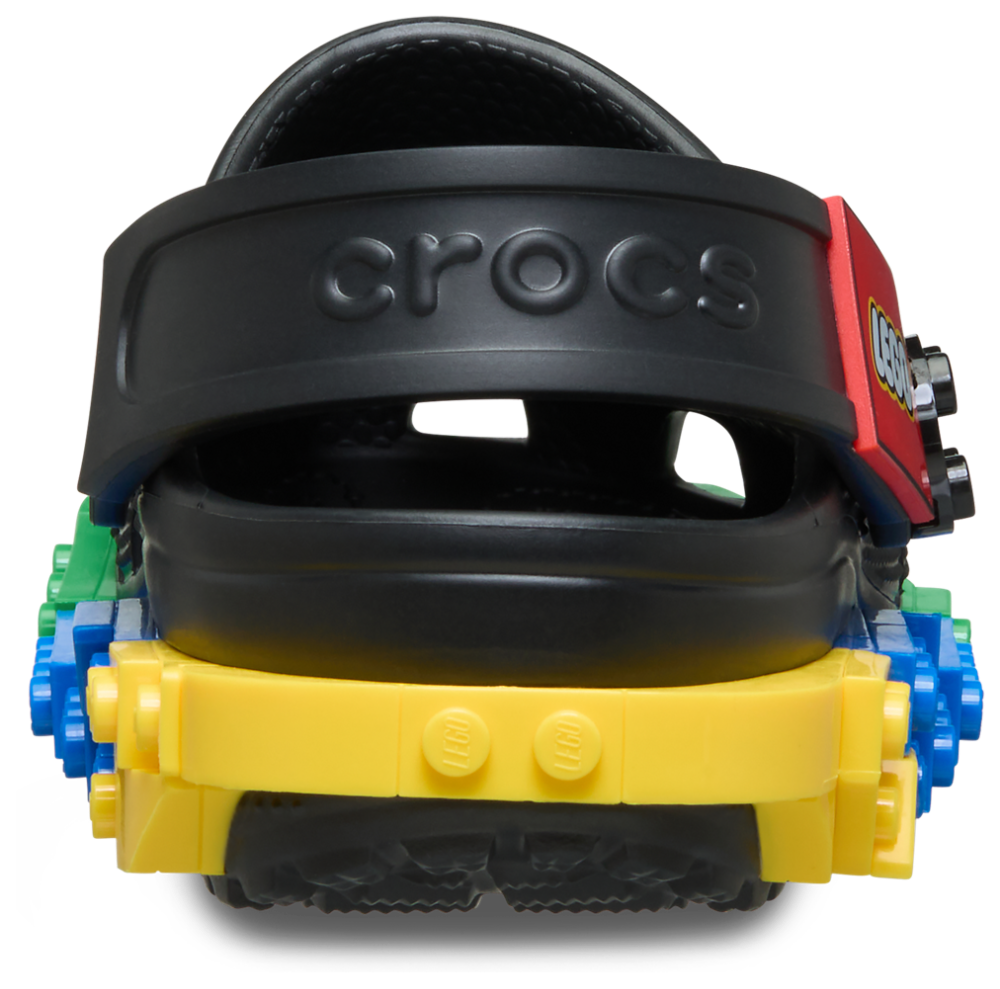Crocs LEGO Clogs - Boys' Grade School — Black/Black — view 3
