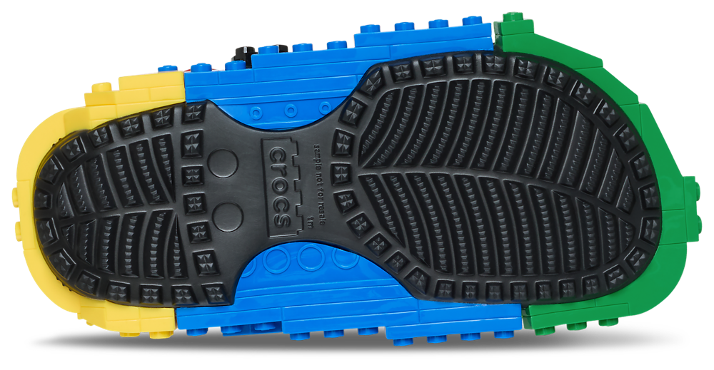 Crocs LEGO Clogs - Boys' Grade School — Black/Black — view 5