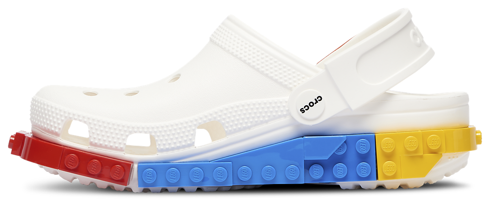 Crocs LEGO Clogs - Boys' Grade School — White/White — view 2