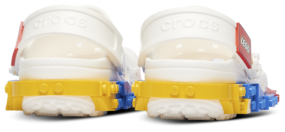 Crocs LEGO Clogs - Boys' Grade School — White/White — view 3