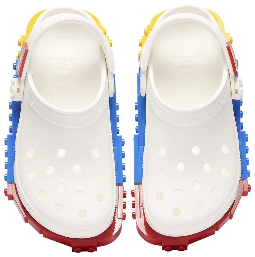 Crocs LEGO Clogs - Boys' Grade School — White/White — view 4