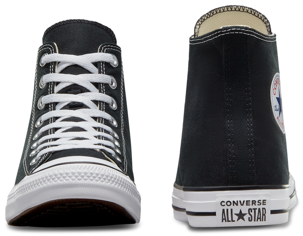 Converse All Star High Top - Boys' Grade School — Black/White — view 5