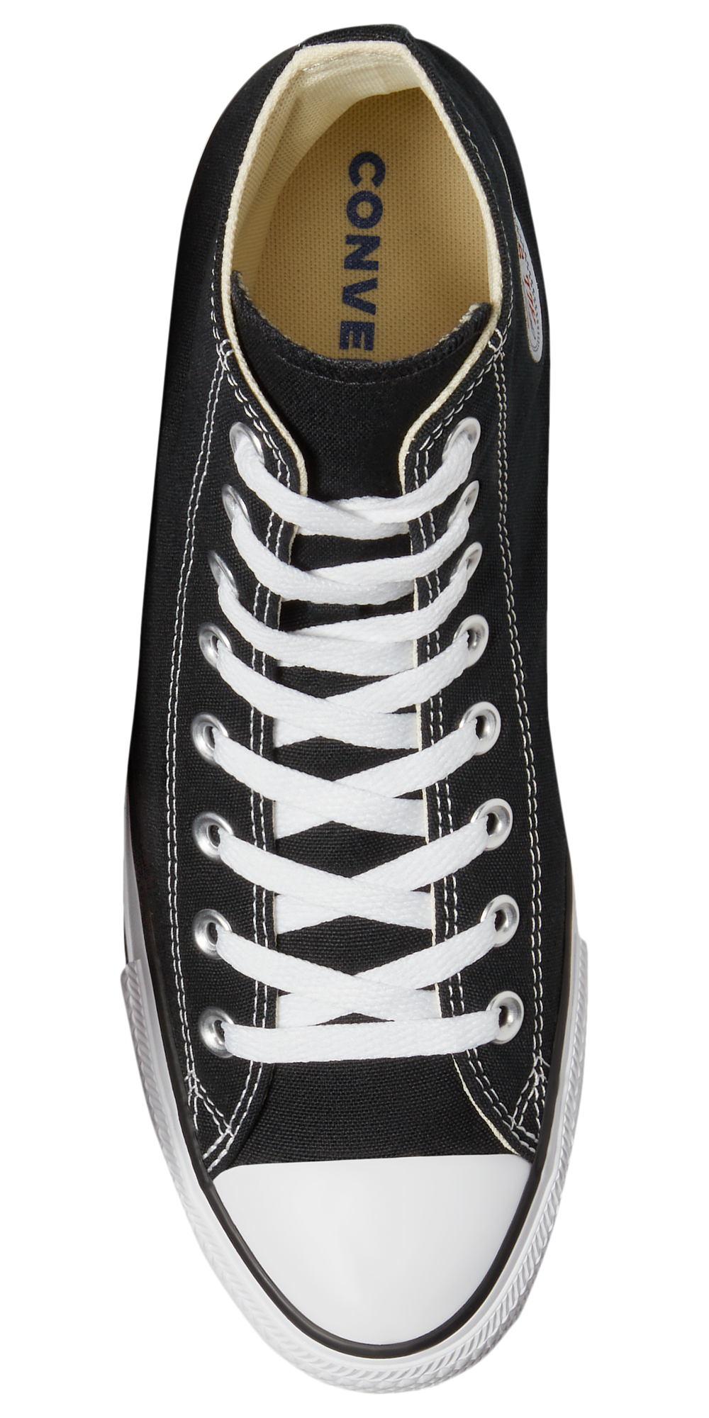 Converse All Star High Top - Boys' Grade School — Black/White — view 6