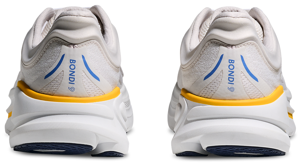 HOKA Bondi 9 - Men's — Grout/White — view 3