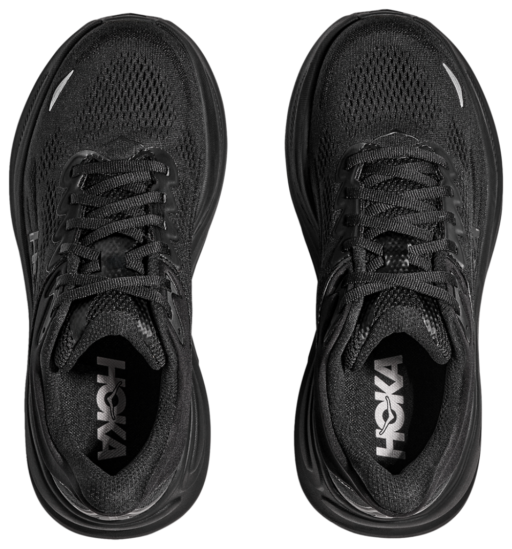 HOKA Bondi 9 - Women's — Black/Black — view 4
