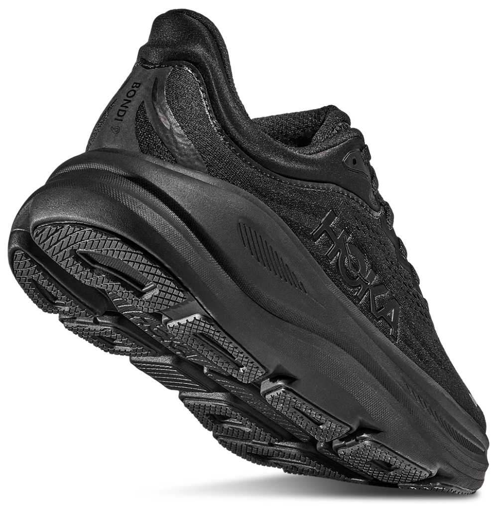 HOKA Bondi 9 - Women's — Black/Black — view 6