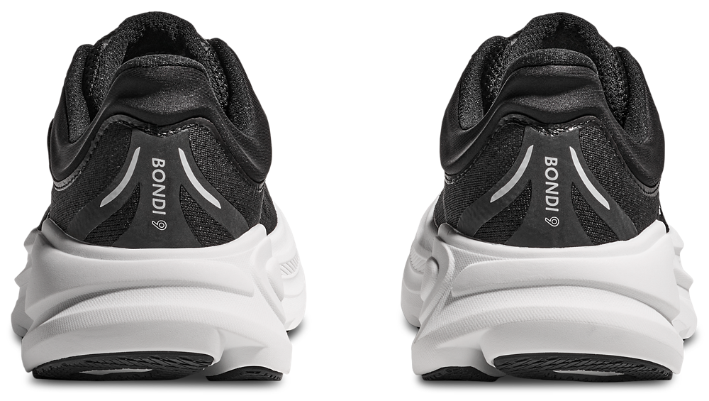 HOKA Bondi 9 - Women's — Black/White — view 3