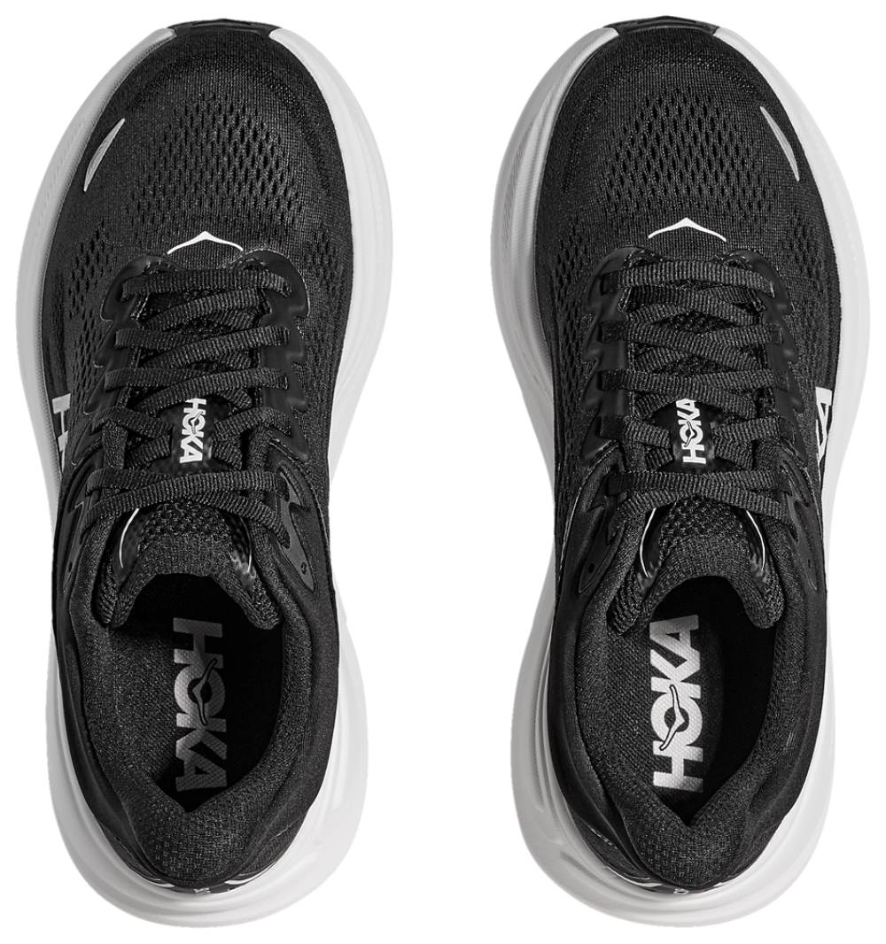 HOKA Bondi 9 - Women's — Black/White — view 4