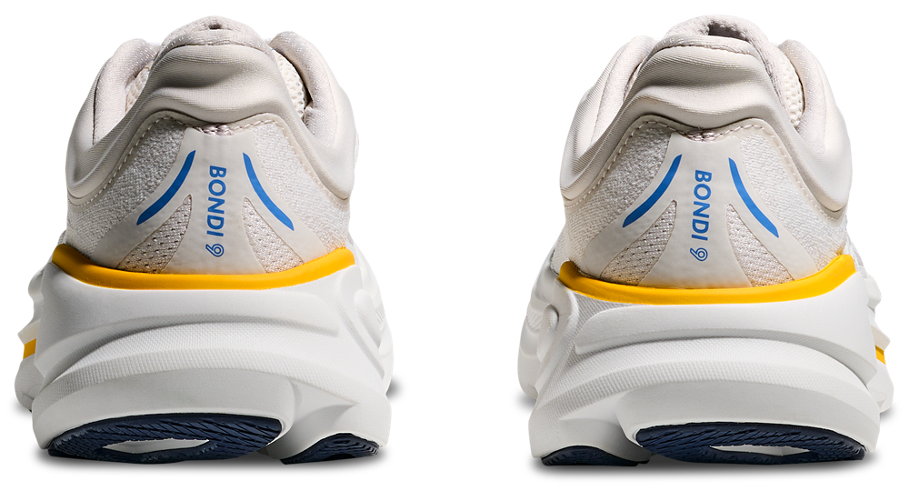 HOKA Bondi 9 - Women's — White/Grout — view 3