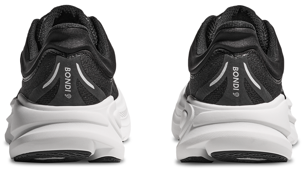 HOKA Bondi 9 - Men's — White/Black — view 3