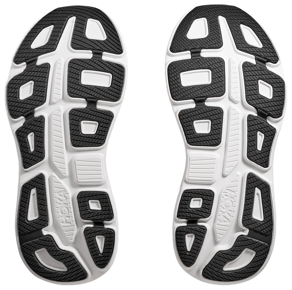 HOKA Bondi 9 - Men's — White/Black — view 5