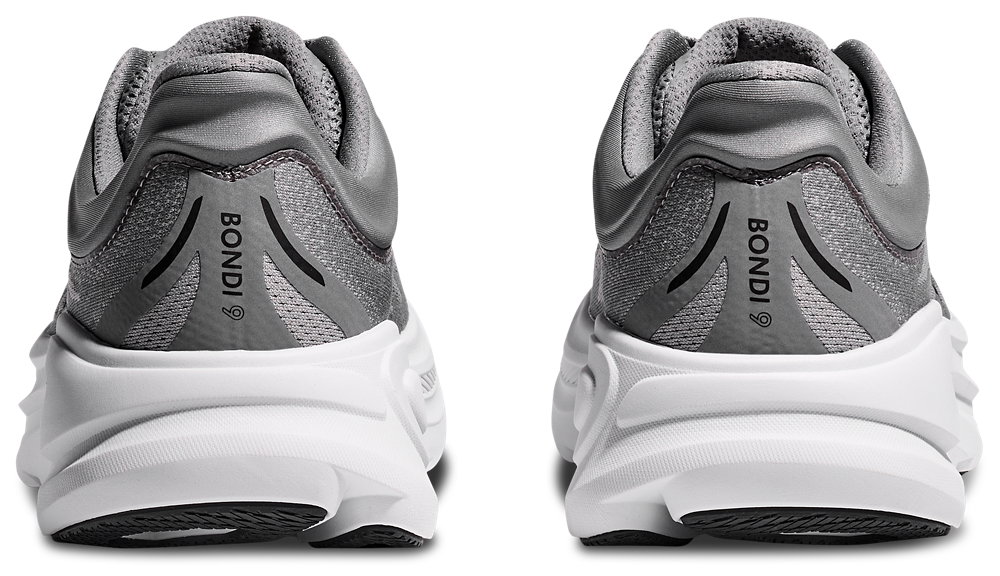HOKA Bondi 9 - Men's — Stellar Grey/Galactic Grey — view 3