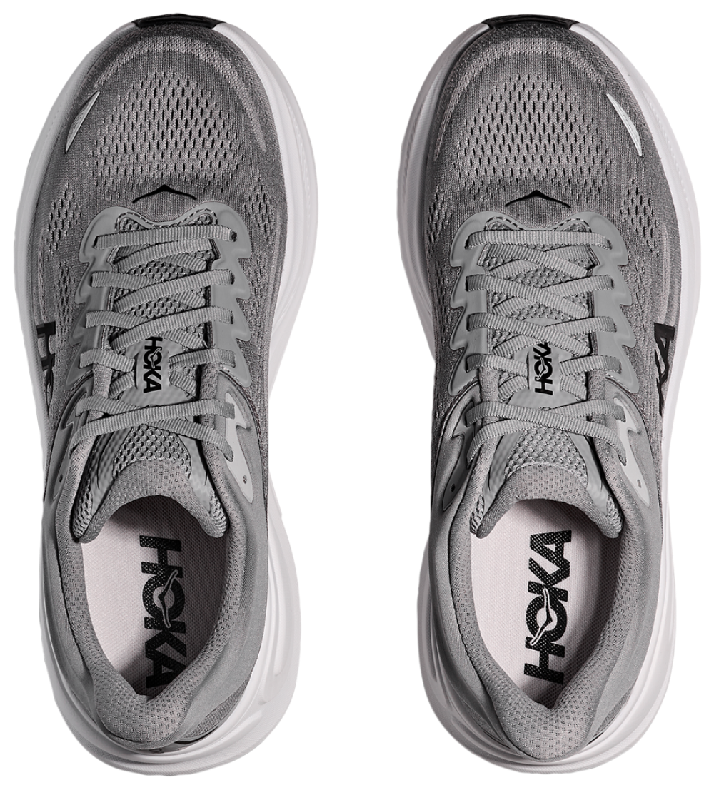 HOKA Bondi 9 - Men's — Stellar Grey/Galactic Grey — view 4