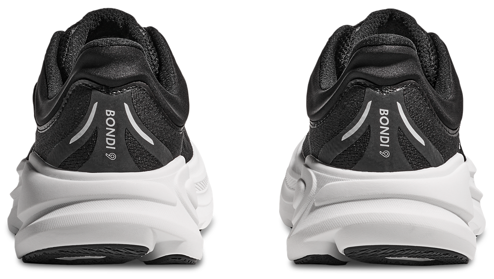 HOKA Bondi 9 - Women's — White/Black — view 3