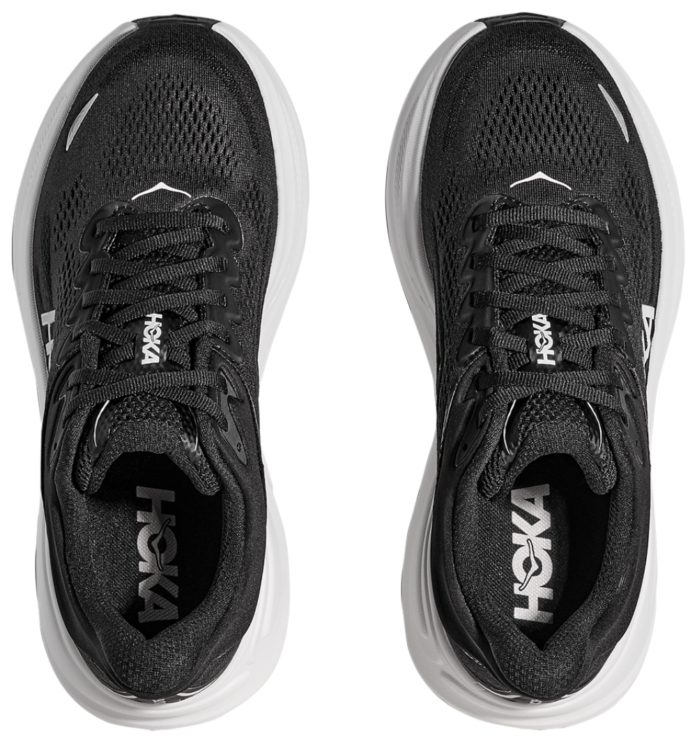 HOKA Bondi 9 - Women's — White/Black — view 4