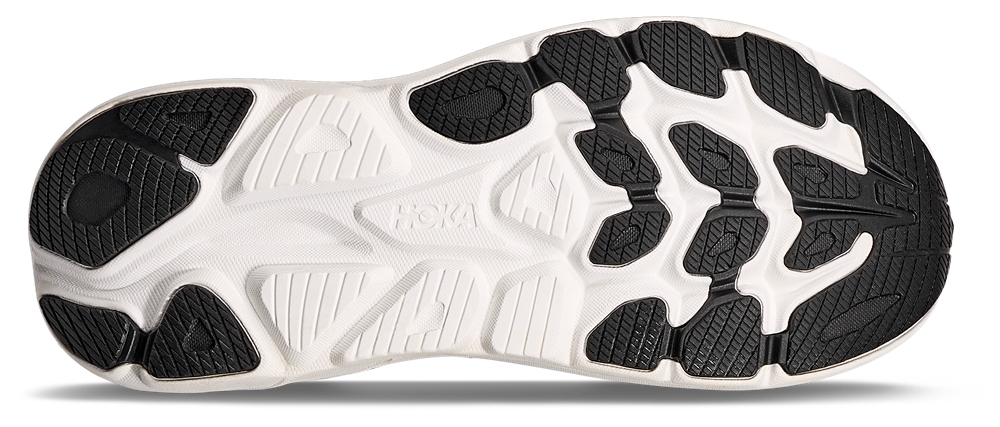 HOKA Clifton 10 - Men's — White/Black — view 5
