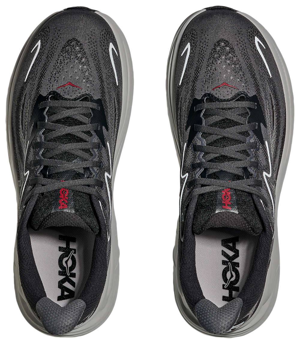 HOKA Clifton 10 - Men's — Carbon Black/Satellite Grey — view 4