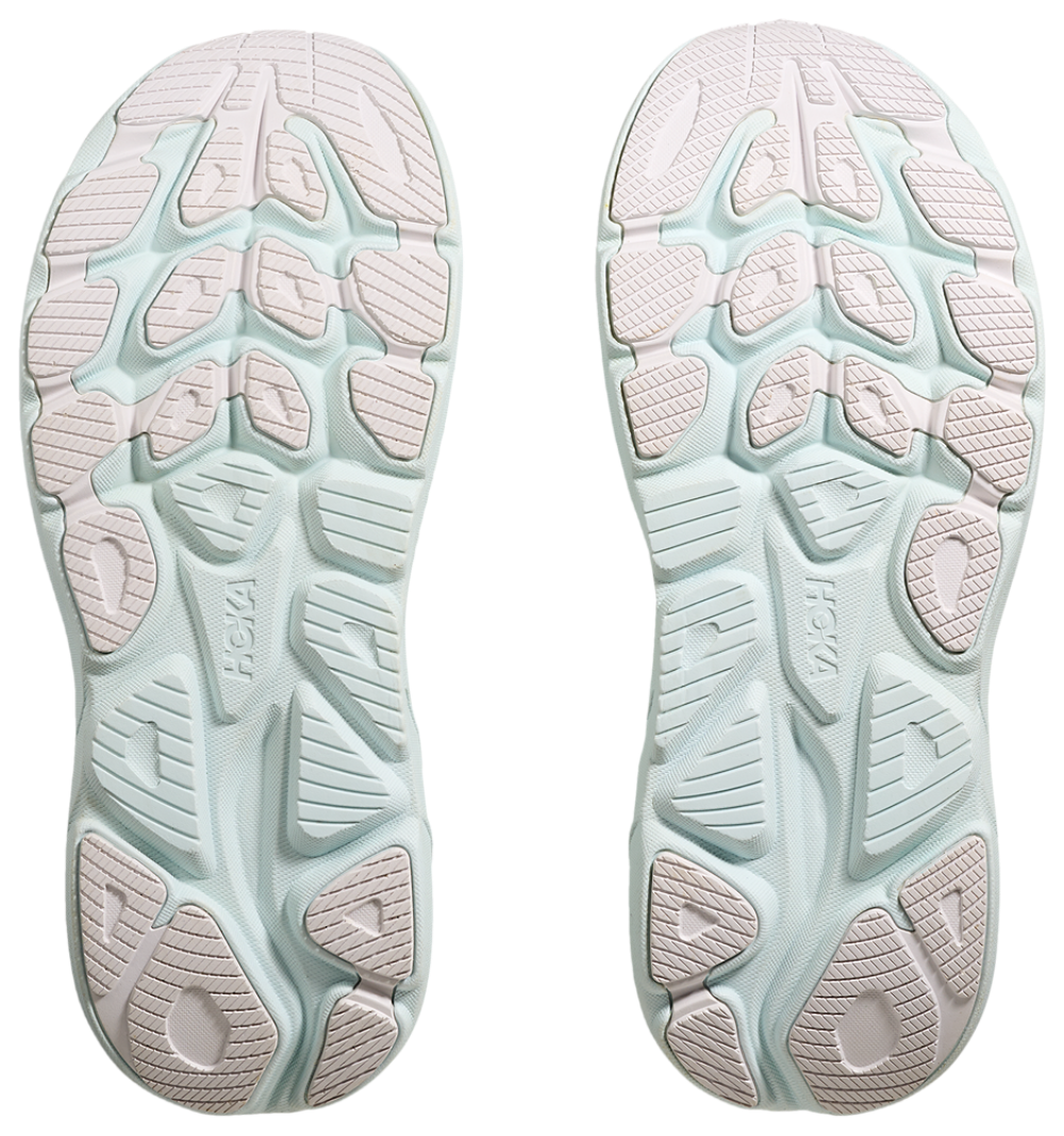 HOKA Clifton 10 - Women's — White/Cielo Blue — view 5